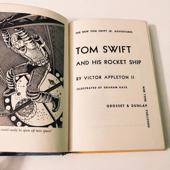 Vtg 1954 Tom Swift and His Rocket Ship by Victor Appleton - Picture 8 of 16